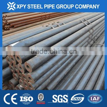 CK45 SEAMLESS STEEL PIPE WITH BLACK COATING, CAPS AND BEVELLED OR SQUARE CUTTED END