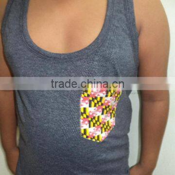 Mens Printed Tank Top