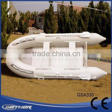 Gather Classic design cheap alumium floor inflatable boat hot sale