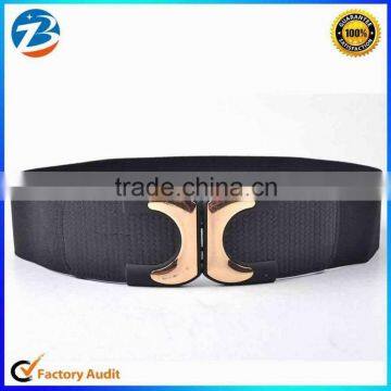 Hot-selling Black Color Lady Wide Elastic Garment Belts