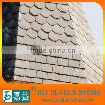 hexagonal and round of roofing shingle