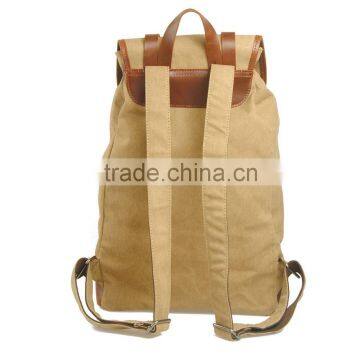 New Stylish Backpack Vintage Canvas School Backpack Hiking Backpack photo-6