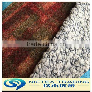 customize knitted wool fabric for overcoat