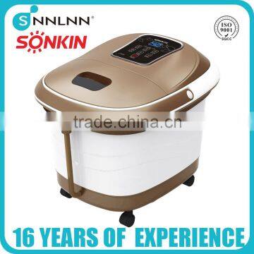 Electronic auto heating foot bath massager, factory supply price massager