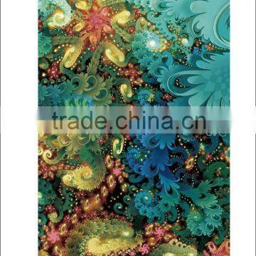 Colorful floral pattern nylon 3D printed Carpet for Decoration