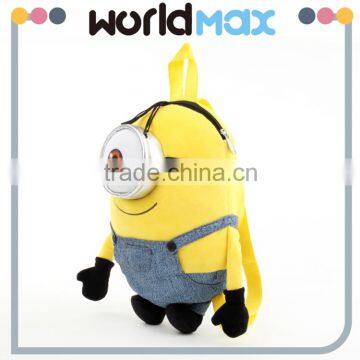 New Products Minion Soft Toy Plush Backpack