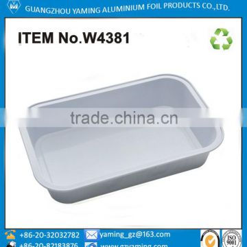 food use smoothwall aluminium coated airline casserole foil lunch box with lid