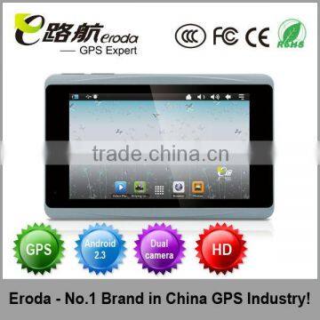 7inch Andriod 2.3 5-point Multi-Touch Capactive Screen tablet pc+ internal 3G phone+gps