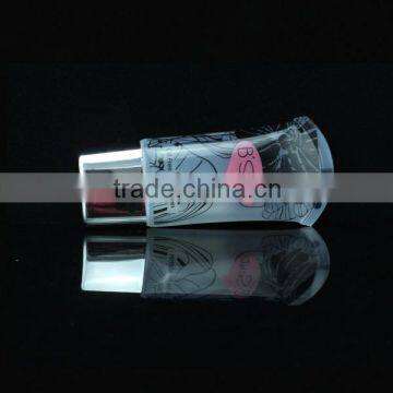 colored matt hand cream plastic tube package silk-creen printing