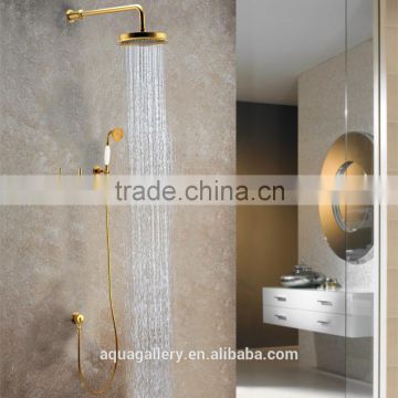 North America Traditional Style Golden Plated Brass Shower Faucet