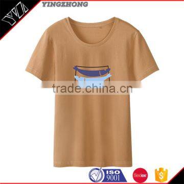 Manufacturer China Custom Women's Clothing Cotton Loose Bluk Custom t Shirt Latest Shirt Designs for Women