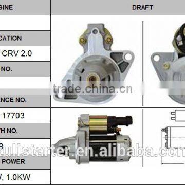 lester17703 auto starter motor OEM 31200-P3F-A15 for 97-2000 CRV2.0 12V 1.0KW CW 9T