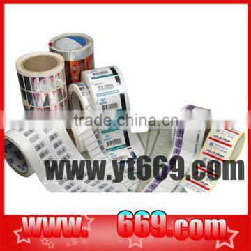 foil paper sticker &self adhesive sticker