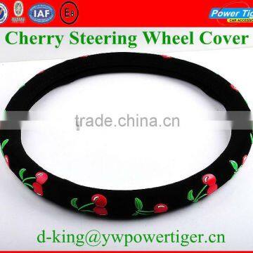 hot selling Cherry Car Steering Wheel Cover