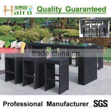 Hot sale wicker outdoor bar furniture