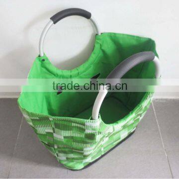 Fashion tote shopping bag,Promotional Cheap Custom 600D Polyester Bag