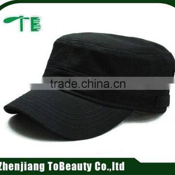 6 Panel Leather Strap Military Caps and Hat photo-3