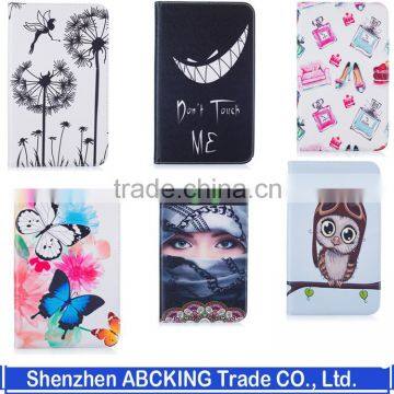 High Quality Painting PU Leather Case for Samsung Galaxy Tab A 7.0 T280 Wallet Card Slots Cover