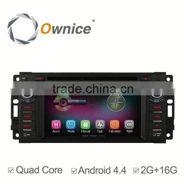 Ownice quad core Android 4.4 & Android 5.1 Car Radio for Doge Jeep Grand Cherokee support DVR DDR3 2G