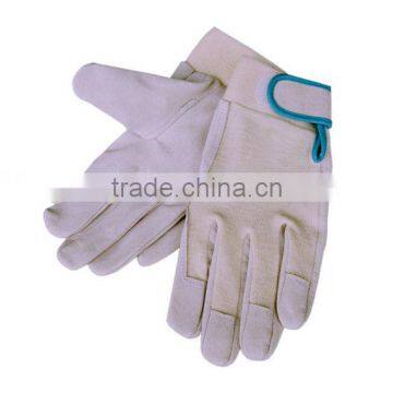 pig grain leather protective glove for drivers