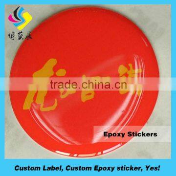 Hot Sale Manufacturing Custom Made Crystal Domed Clear Epoxy Sticker