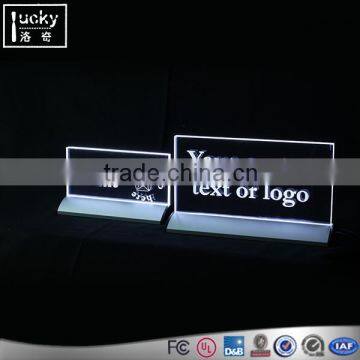Crystal Acrylic LED Slim Light Box,Modern Popular Slim LED Light Sign photo-2
