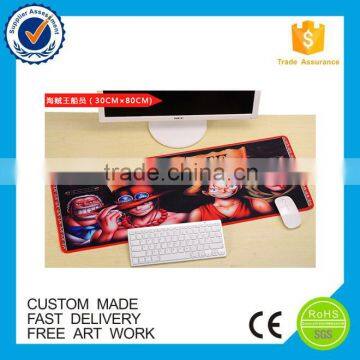 Big size natural rubber with customize printing table mat, mouse pad