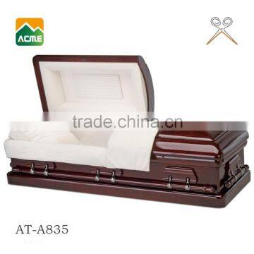 Hot selling new design luxury american casket supplier
