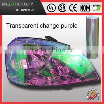 Factory direct sales 0.3x10M Stylish Headlight Protective Chameleon Film