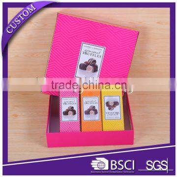 Chocolate Packaging Gift Box Rigid Cardboard Paper Chocolate Box Packaging