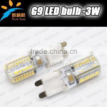 G9 Led Bulb Lamp 220V 3W LED Spotlight 3014 SMD White LED Corn Bulb Light Warm White g9 Led Crystal Chandelier Light