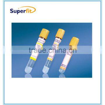 Yellow Vacuum blood collection tube