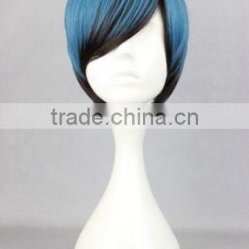 Brazilian Long straight colorful silk wave wig with big bangs for woman N441