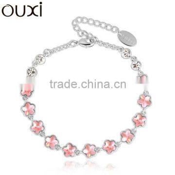 OUXI Lady silver bracelet jewelry Jewelry OUXI-30232
