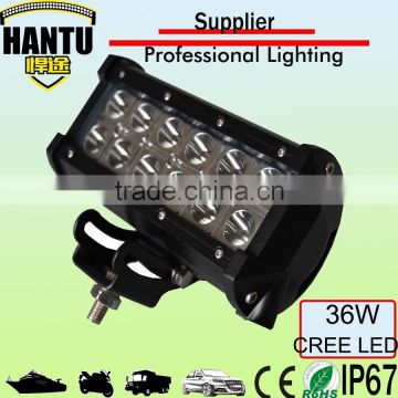 auto led light bar 36w 7.4''double row combo beam headlight for auto