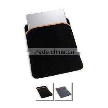 Black neoprene computer sleeve