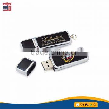 China manufacturer leather case usb flash drive