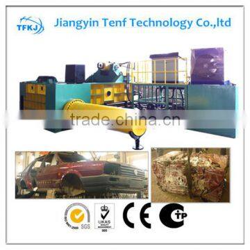 Hot sale discarded car baler waste car baling press(High Quality)