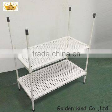 New Design Bathroom Accessories Metal Material Triple Tiers Durable Corner Shelf photo-4