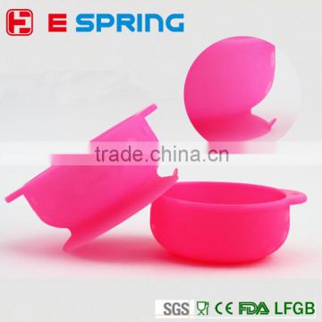 Spill Proof Stay Put Suction Bowl Feeding Silicone Bowl Baby Bowl