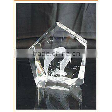 New design crystal paperweight