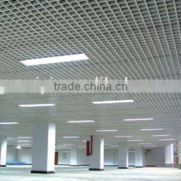 Cell Size 100mm*100mm Building Materials Open Aluminum Grid Design