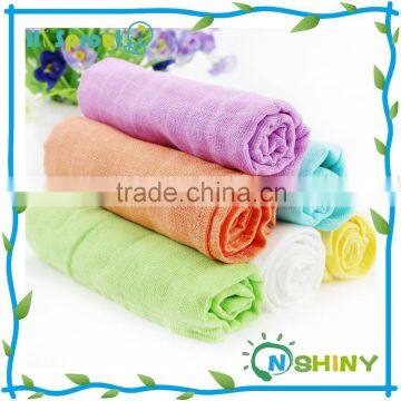 12pcs a Lot 100% Cotton Colored Muslin Diaper