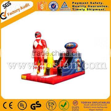 Commercial inflatable bouncy castle slide obstacle course A5014