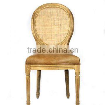Best Price Nepal Rattan Back Dining Room Armchair Nordic Chair photo-4