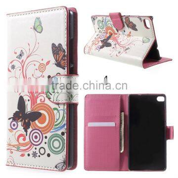 The Series of Restoring Ancient Ways Leather Cover for Huawei Ascend P8 With Card Slots,case for Huawei P8,case for Huawei P8 photo-4
