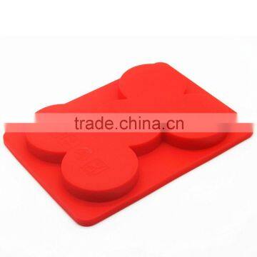 2016 New BPA Free FDA Food Grade 5 in 1 Non Stick Round Circle Silicone Burger Press photo-4