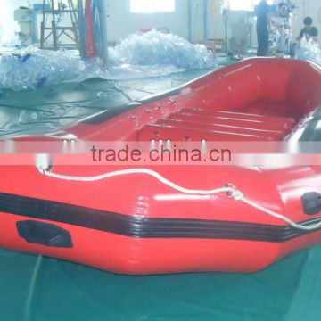 Commercial-quality 0.9mm PVC tarpaulin inflatable raft boats, inflatable boats river raft