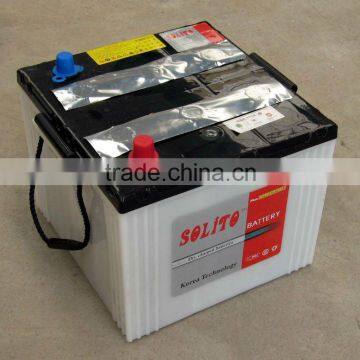 12V 100AH dry charged car battery