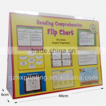 Spiral binding desktop calendar OEM service in Guangzhou